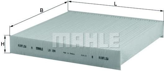 Filter, cabin air LA184 - image 2