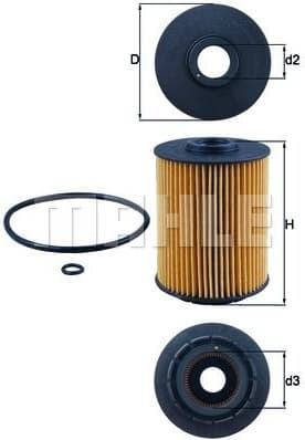Filter oil OX356D - image 2