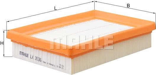 Filter air LX3536 - image 3