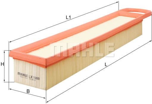 Filter air LX1969 - image 2