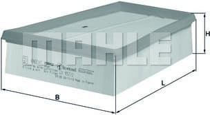 Filter air LX957/2 - image 3