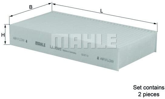 Filter, cabin air LA168/S - image 3