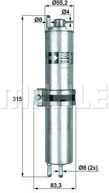 Fuel Filter KLH12 - image 2