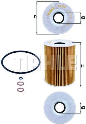 Filter oil OX254D3 - image 2