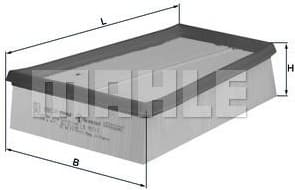 Filter air LX957/3 - image 3