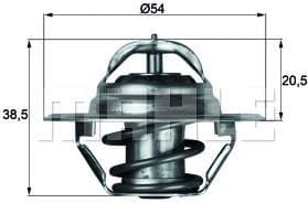 Thermostat, coolant BEHR TX383D - image 2