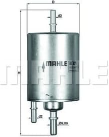 Fuel Filter KL573 - image 2