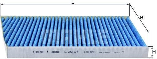 Filter, cabin air CareMetix® LAO129 - image 2