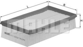 Filter air LX933/2 - image 2