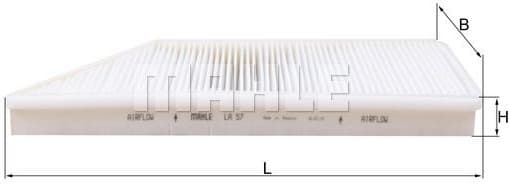 Filter cabin LA57 - image 2