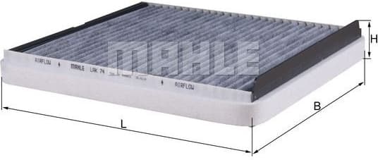 Filter, cabin air LAK74 - image 2