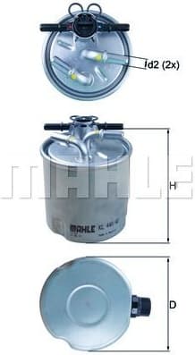 Filter diesel fuel KL440/40 - image 2