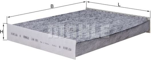 Filter cabin LAK891 - image 3