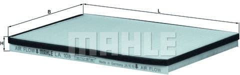 Filter, cabin air LA108 - image 2