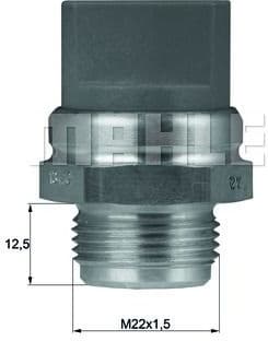 Temperature Switch, radiator fan BEHR TSW9D - image 2