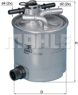 Filter diesel fuel KL404/16 - image 2