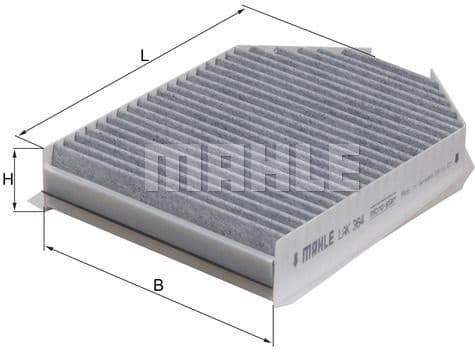 Filter, cabin air LAK364 - image 2