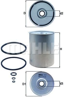 Filter diesel fuel KX24D - image 2