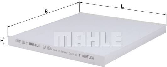 Filter, cabin air LA876 - image 3