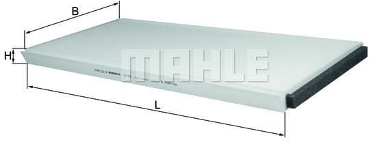 Filter, cabin air LA62 - image 2