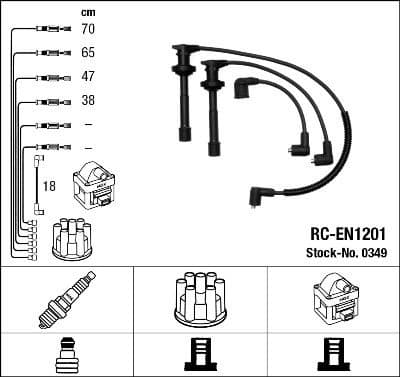 Ignition Cable Kit RC-EN1201