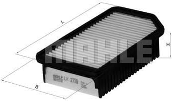 Filter air LX2739 - image 2