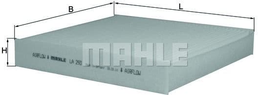 Filter, cabin air LA293 - image 2