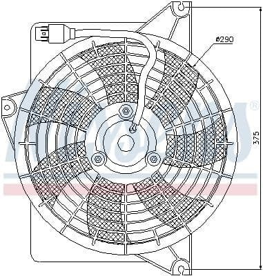 Fan, engine cooling 85371