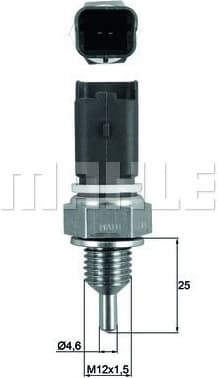 Sensor, coolant temperature BEHR TSE13 - image 2