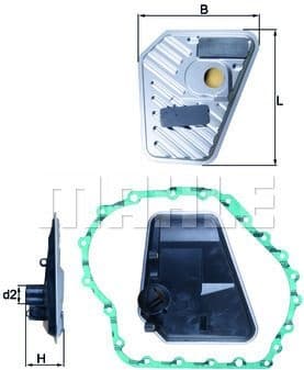 Hydraulic Filter, automatic transmission HX168D - image 2