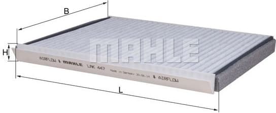 Filter, cabin air LAK447 - image 2