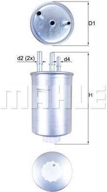 Filter diesel fuel KL505 - image 2