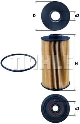 Filter oil OX152/1D - image 2