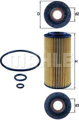 Filter oil OX179D - image 3