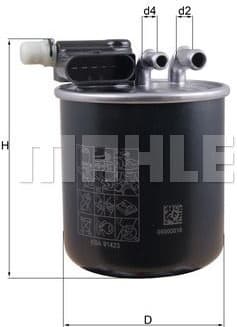 Filter diesel fuel KL948 - image 2