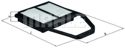 Filter air LX1562 - image 2