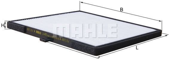 Filter, cabin air LA471 - image 2