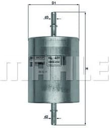 Fuel Filter KL409 - image 2