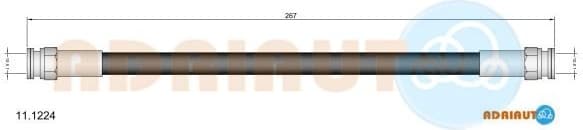 Brake Hose 11.1224