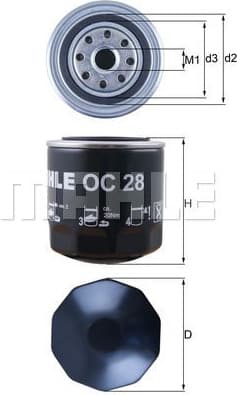 Oil Filter OC28 - image 2