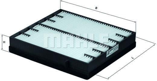 Filter, cabin air LA98 - image 2