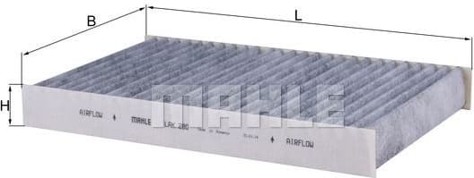 Filter cabin LAK280 - image 7