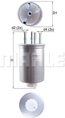 Fuel Filter KL1026 - image 2