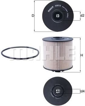 Fuel Filter KX672D - image 2