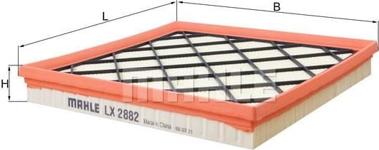 Filter air LX2882 - image 2