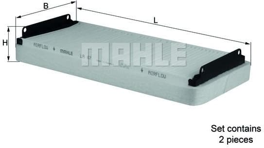 Filter, cabin air LA47/S - image 2