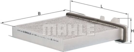 Filter cabin LAK589 - image 2