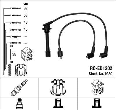 Ignition Cable Kit RC-ED1202