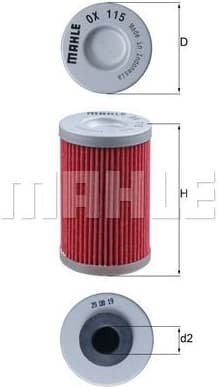 Oil Filter OX115 - image 2