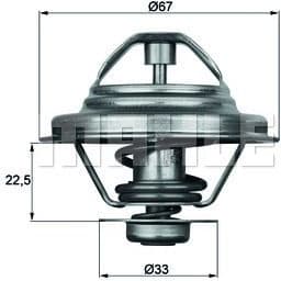 Thermostat, coolant BEHR TX2487D - image 2